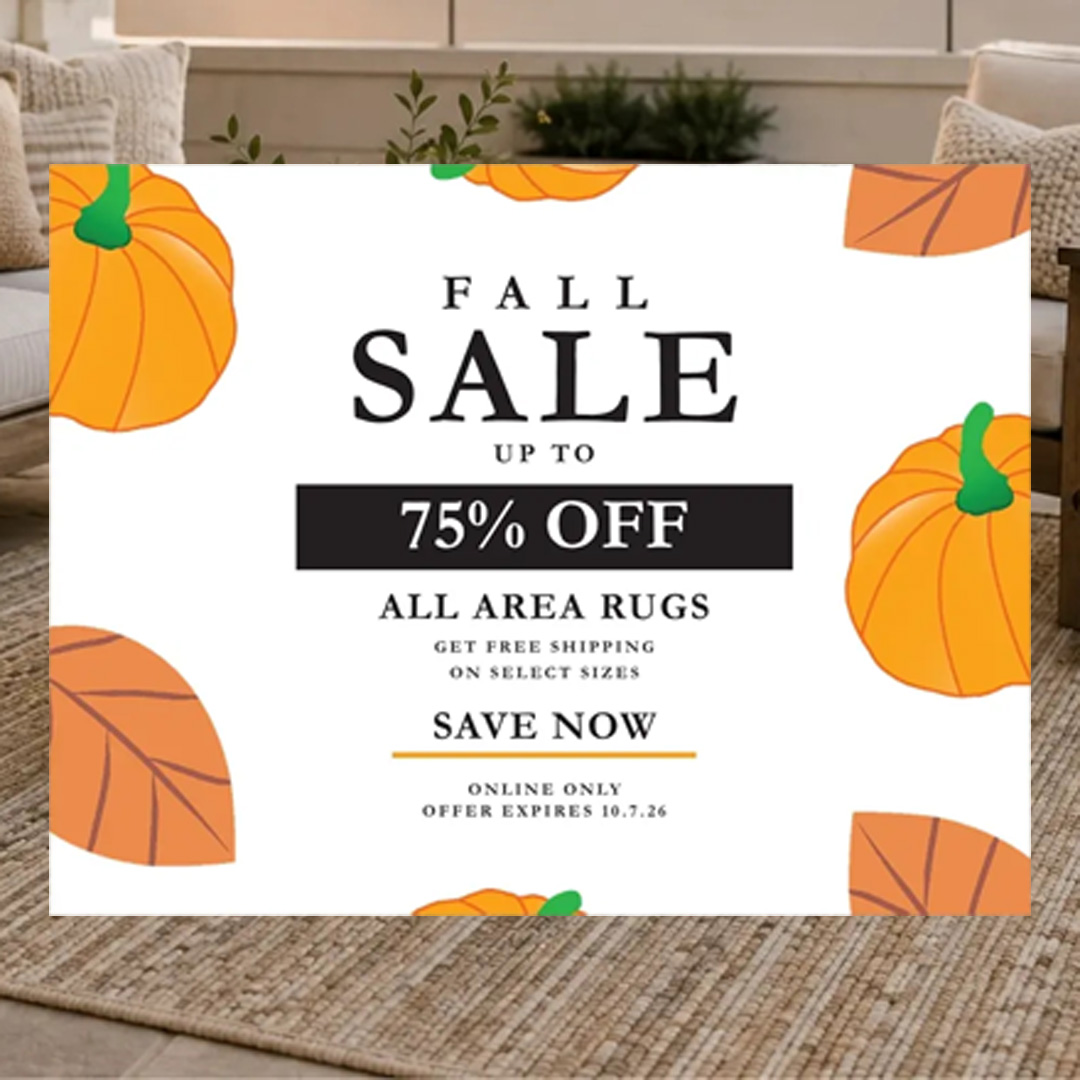 Fall Rug Sale