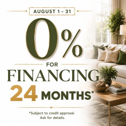 Financing For 12 Months with approved credit