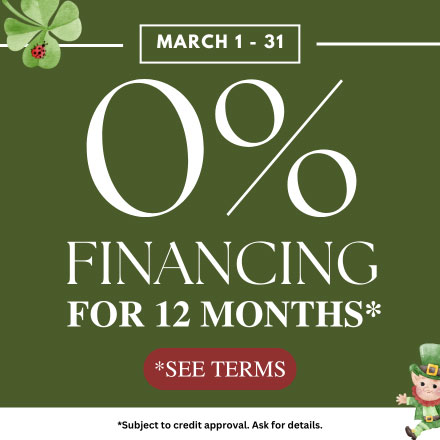 Financing For 12 Months with approved credit