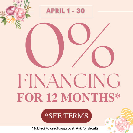 Financing For 12 Months with approved credit