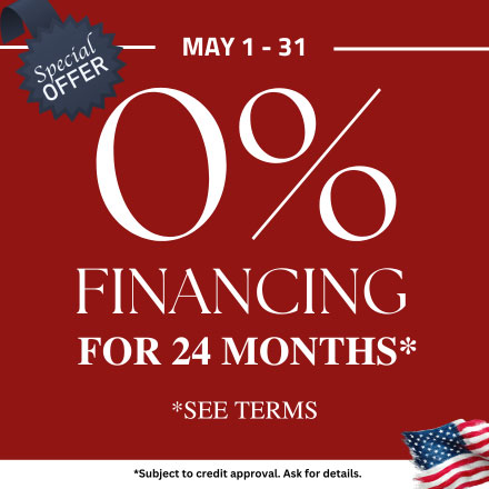 Financing For 24 Months with approved credit