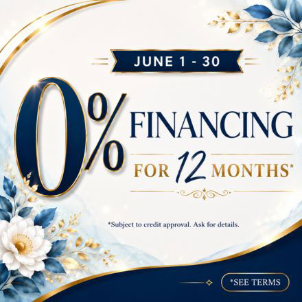 Financing For 12 Months with approved credit