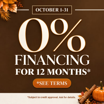 Financing For 12 Months with approved credit