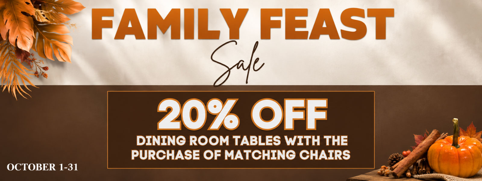 FAMILY FEAST SALE