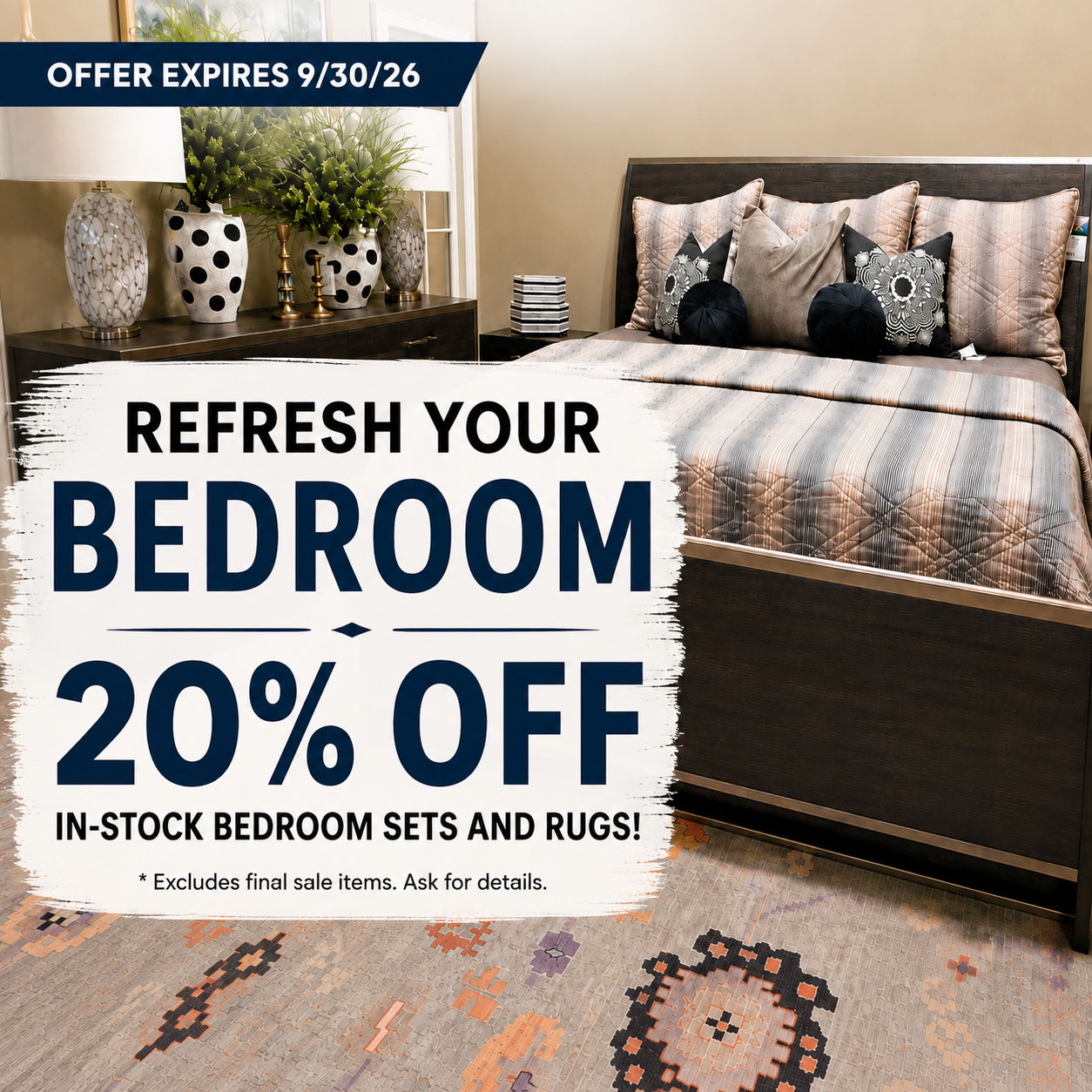 Refresh Your Bedroom & Save 20% at Carpets of Dalton & Furniture of Dalton