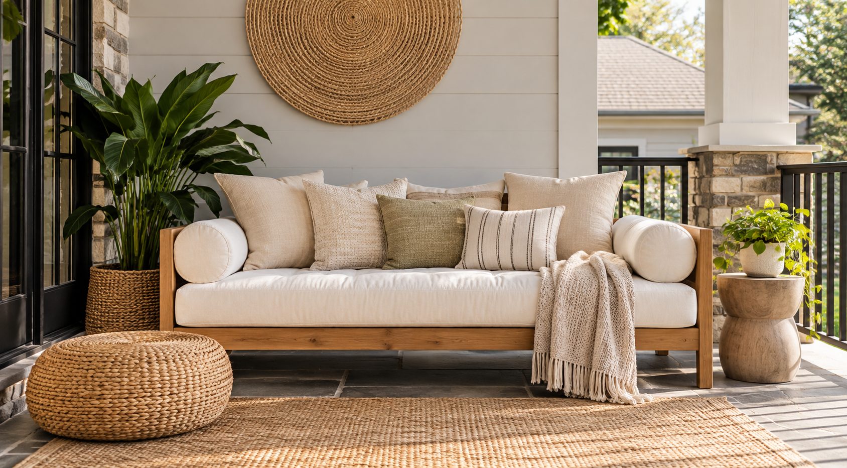 Styling Open Air Verandas with Weather Resistant Daybeds